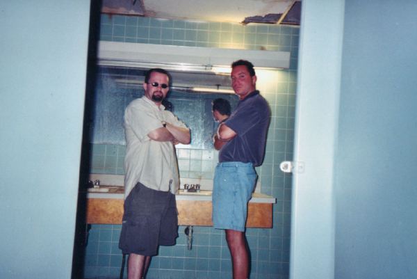 Dan and I in the mall. Abandonded mall.