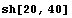 sh[20, 40]